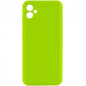 Чехол Silicone Cover Lakshmi Full Camera (AA) для Samsung Galaxy A06 Салатовый / Neon Green