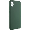 Чехол Silicone Cover Lakshmi Full Camera (AA) для Samsung Galaxy A06 Зеленый / Dark green