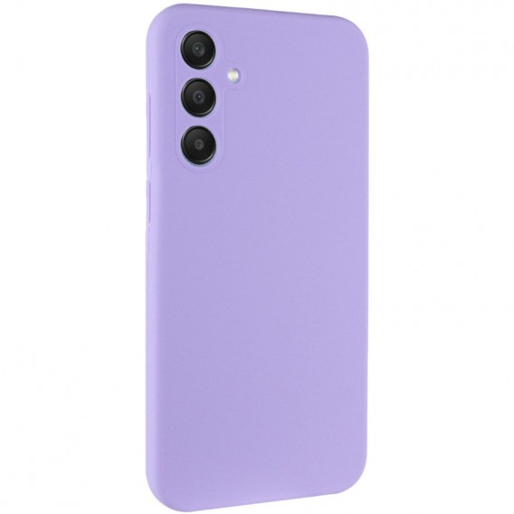 Чохол Silicone Cover Lakshmi Full Camera (AAA) для Samsung Galaxy S24 FE Бузковий / Dasheen
