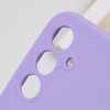 Чохол Silicone Cover Lakshmi Full Camera (AAA) для Samsung Galaxy S24 FE Бузковий / Dasheen