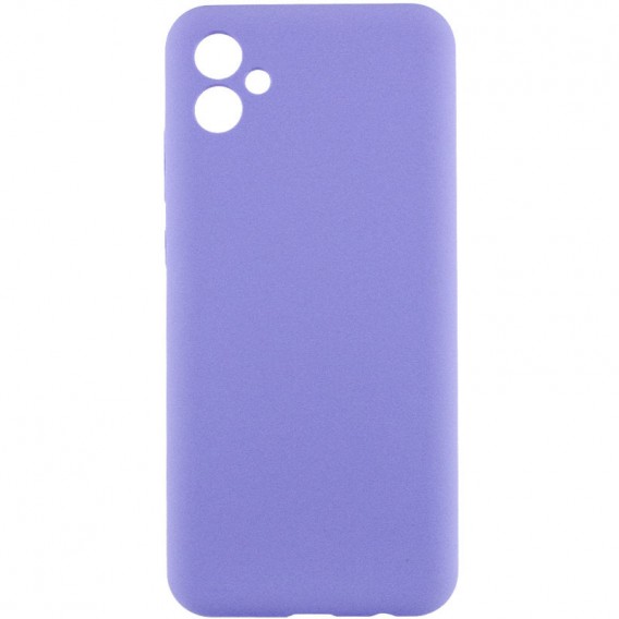 Чохол Silicone Cover Lakshmi Full Camera (AAA) для Samsung Galaxy A06 Бузковий / Dasheen