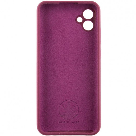 Чехол Silicone Cover Lakshmi Full Camera (AAA) для Samsung Galaxy A06 Бордовый / Plum