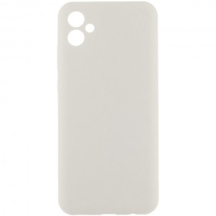 Чехол Silicone Cover Lakshmi Full Camera (AAA) для Samsung Galaxy A06 Белый / White