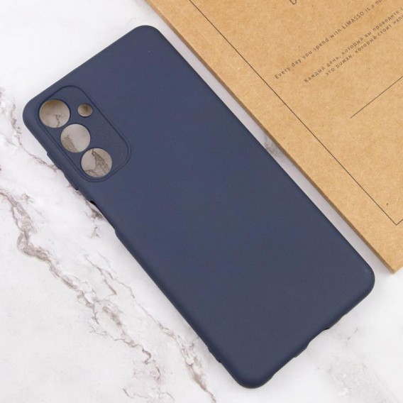 Чохол TPU GETMAN Liquid Silk Full Camera для Samsung Galaxy A05s Синій / Midnight Blue
