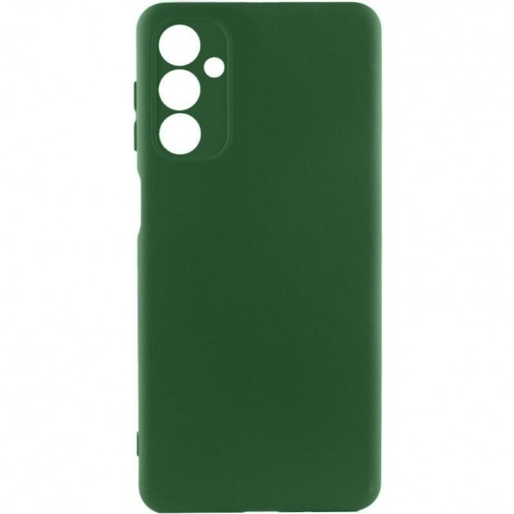 Чохол TPU GETMAN Liquid Silk Full Camera для Samsung Galaxy A05s Зелений / Dark green