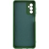 Чохол TPU GETMAN Liquid Silk Full Camera для Samsung Galaxy A15 4G/5G / M15 5G Зелений / Dark green
