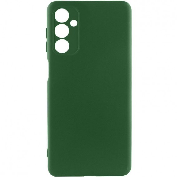 Чохол TPU GETMAN Liquid Silk Full Camera для Samsung Galaxy A24 4G Зелений / Dark green