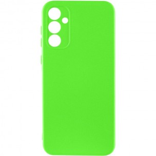 Чохол TPU GETMAN Liquid Silk Full Camera для Samsung Galaxy A35 Салатовий / Neon Green