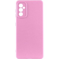 Чехол TPU GETMAN Liquid Silk Full Camera для Samsung Galaxy A55 Розовый / Pink
