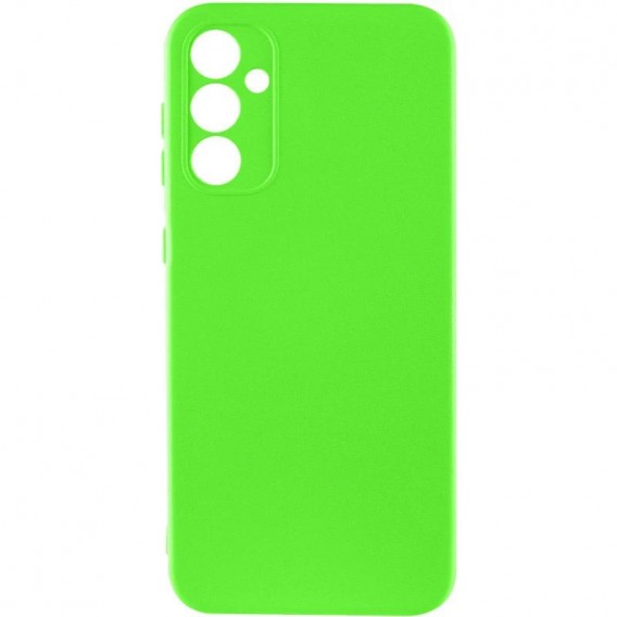 Чохол TPU GETMAN Liquid Silk Full Camera для Samsung Galaxy A55 Салатовий / Neon Green
