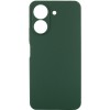Чохол TPU GETMAN Liquid Silk Full Camera для Xiaomi Redmi 13C / Poco C65 Зелений / Dark green