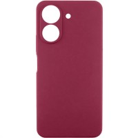 Чохол TPU GETMAN Liquid Silk Full Camera для Xiaomi Redmi 13C / Poco C65 Бордовий / Marsala