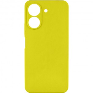 Чехол TPU GETMAN Liquid Silk Full Camera для Xiaomi Redmi 13C / Poco C65 Желтый / Flash