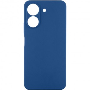 Чехол TPU GETMAN Liquid Silk Full Camera для Xiaomi Redmi 13C / Poco C65 Синий / Navy Blue