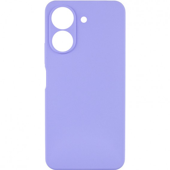 Чохол TPU GETMAN Liquid Silk Full Camera для Xiaomi Redmi 13C / Poco C65 Бузковий / Dasheen