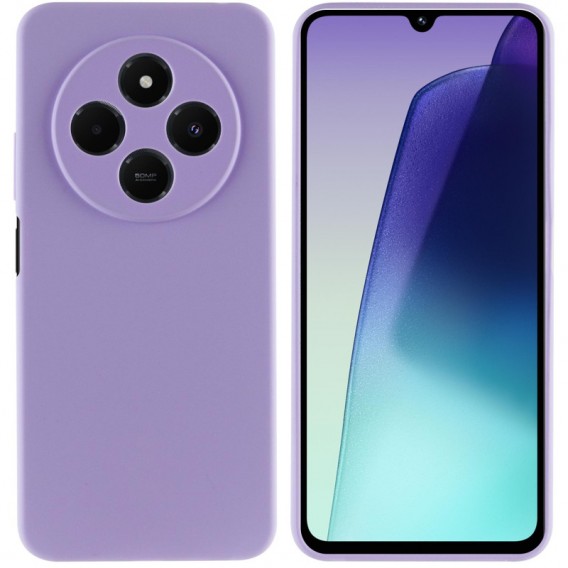 Чехол Silicone Cover Lakshmi Full Camera (AA) для Xiaomi Redmi 14C / Poco C75 Сиреневый / Dasheen