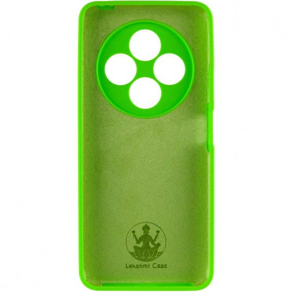 Чохол Silicone Cover Lakshmi Full Camera (AA) для Xiaomi Redmi 14C / Poco C75 Салатовий / Neon Green