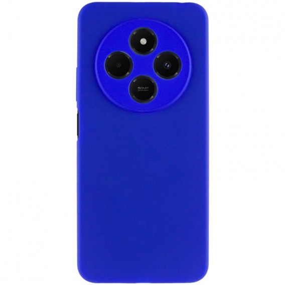 Чохол Silicone Cover Lakshmi Full Camera (AA) для Xiaomi Redmi 14C / Poco C75 Синій / Iris
