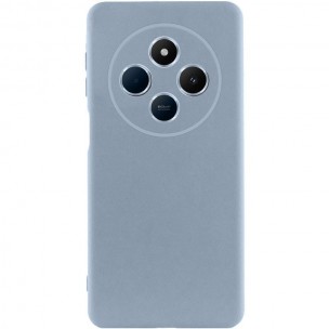 Чохол TPU GETMAN Liquid Silk Full Camera для Xiaomi Redmi 14C / Poco C75 Блакитний / Lilac Blue