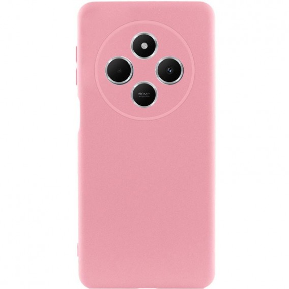 Чохол TPU GETMAN Liquid Silk Full Camera для Xiaomi Redmi 14C / Poco C75 Рожевий / Pink