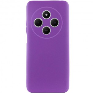 Чохол TPU GETMAN Liquid Silk Full Camera для Xiaomi Redmi 14C / Poco C75 Фіолетовий / Purple