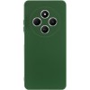 Чехол TPU GETMAN Liquid Silk Full Camera для Xiaomi Redmi 14C / Poco C75 Зеленый / Dark green