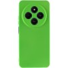 Чохол TPU GETMAN Liquid Silk Full Camera для Xiaomi Redmi 14C / Poco C75 Салатовий / Neon Green