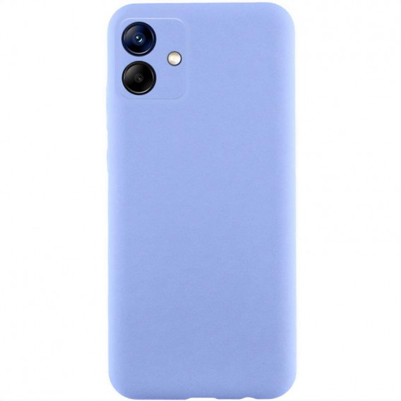 Чохол TPU GETMAN Liquid Silk Full Camera для Samsung Galaxy A06 Бузковий / Light purple