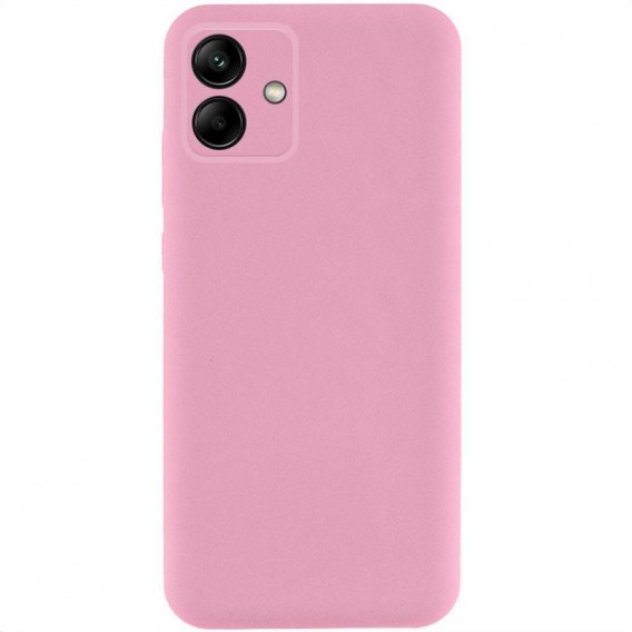 Чехол TPU GETMAN Liquid Silk Full Camera для Samsung Galaxy A06 Розовый / Pink