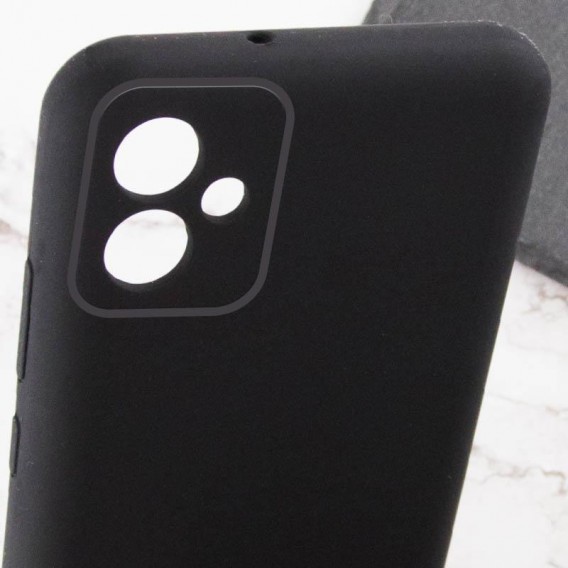 Чохол TPU GETMAN Liquid Silk Full Camera для Samsung Galaxy A06 Чорний / Black