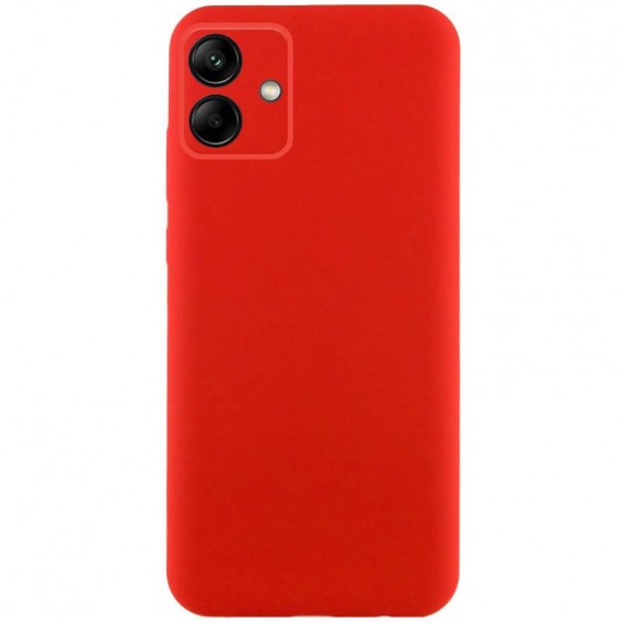 Чехол TPU GETMAN Liquid Silk Full Camera для Samsung Galaxy A06 Красный / Red