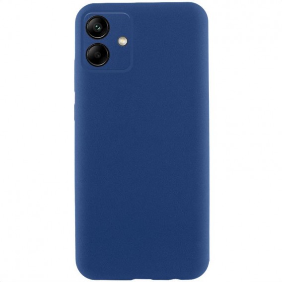 Чохол TPU GETMAN Liquid Silk Full Camera для Samsung Galaxy A06 Синій / Navy Blue