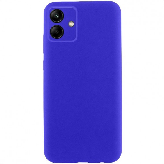 Чохол TPU GETMAN Liquid Silk Full Camera для Samsung Galaxy A06 Синій / Iris