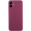 Чехол TPU GETMAN Liquid Silk Full Camera для Samsung Galaxy A06 Бордовый / Marsala