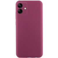 Чохол TPU GETMAN Liquid Silk Full Camera для Samsung Galaxy A06 Бордовий / Marsala