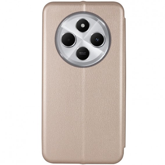 Шкіряний чохол-книжка Classy для Xiaomi Redmi 14C / Poco C75 Золотий