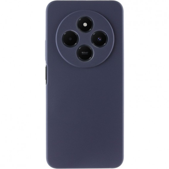 Чехол Silicone Cover Lakshmi Full Camera (AAA) для Xiaomi Redmi 14C / Poco C75 Темно-синий / Midnight blue