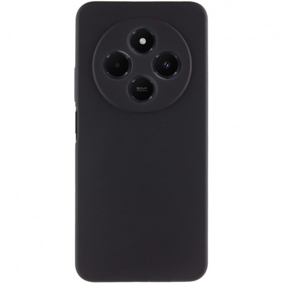 Чохол Silicone Cover Lakshmi Full Camera (AAA) для Xiaomi Redmi 14C / Poco C75 Чорний / Black