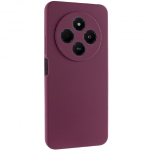 Чехол Silicone Cover Lakshmi Full Camera (AAA) для Xiaomi Redmi 14C / Poco C75 Бордовый / Plum