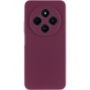Чехол Silicone Cover Lakshmi Full Camera (AAA) для Xiaomi Redmi 14C / Poco C75 Бордовый / Plum