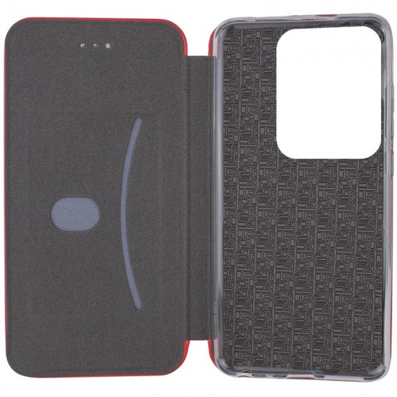 Кожаный чехол-книжка Classy для Infinix Hot 40i / Spark Go 2024 / Spark 20 Красный