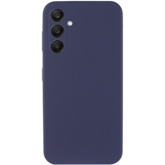 Чохол Silicone Cover Lakshmi Full Camera (AAA) для Samsung Galaxy A36 5G Темно-синій / Midnight blue
