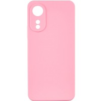 Чохол TPU GETMAN Liquid Silk Full Camera для Oppo A78 4G Рожевий / Pink