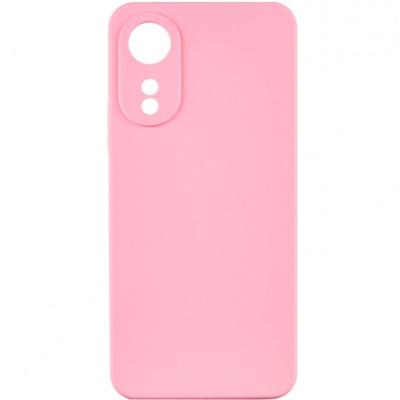 Чехол TPU GETMAN Liquid Silk Full Camera для Oppo A78 4G Розовый / Pink