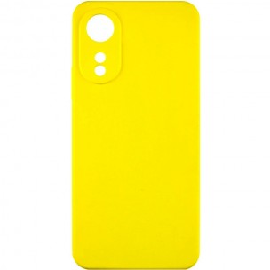 Чохол TPU GETMAN Liquid Silk Full Camera для Oppo A78 4G Жовтий / Flash Чохол TPU GETMAN Liquid Silk Full Camera для Oppo A78 4G Жовтий / Flash