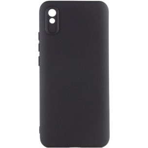 Чехол TPU GETMAN Liquid Silk Full Camera для Xiaomi Redmi 9A Черный / Black