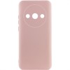 Чехол TPU GETMAN Liquid Silk Full Camera для Xiaomi Redmi A3 Розовый / Pink Sand