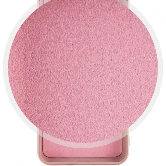 Чехол TPU GETMAN Liquid Silk Full Camera для Xiaomi Redmi A3 Розовый / Pink Sand