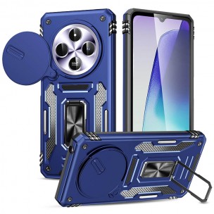 Ударостійкий чохол Camshield Army Ring для Xiaomi Redmi 14C / A4 / Poco C75 Синій / Navy