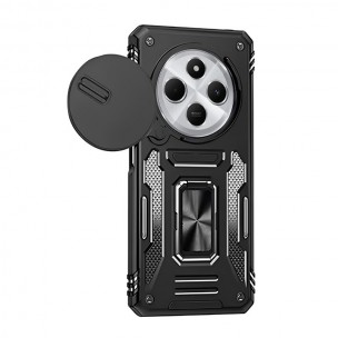 Ударостійкий чохол Camshield Army Ring для Xiaomi Redmi 14C / A4 / Poco C75 Чорний / Black